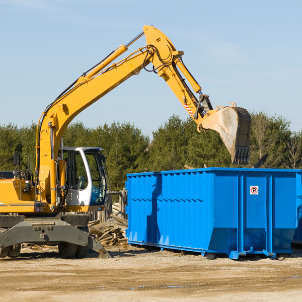 what are the rental fees for a residential dumpster in Jemison